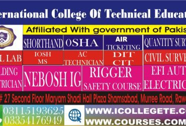 OSHA Safety course in rawalpindi murree road shamsabad 03354176949