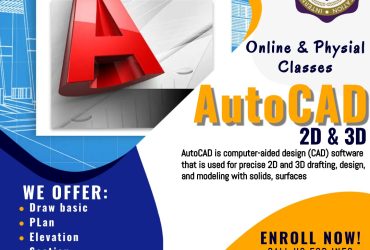 Autocad 2d 3d (Civil ) course in Liaqat Bagh