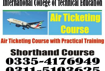 Best Air Ticketing (1 Month)  Course In Nowshera