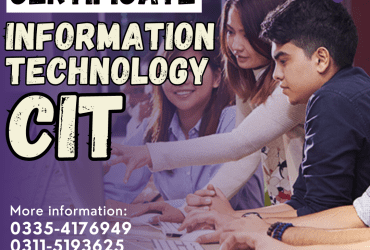 CIT Certificate in information Technology course in Mandi Bahauddin